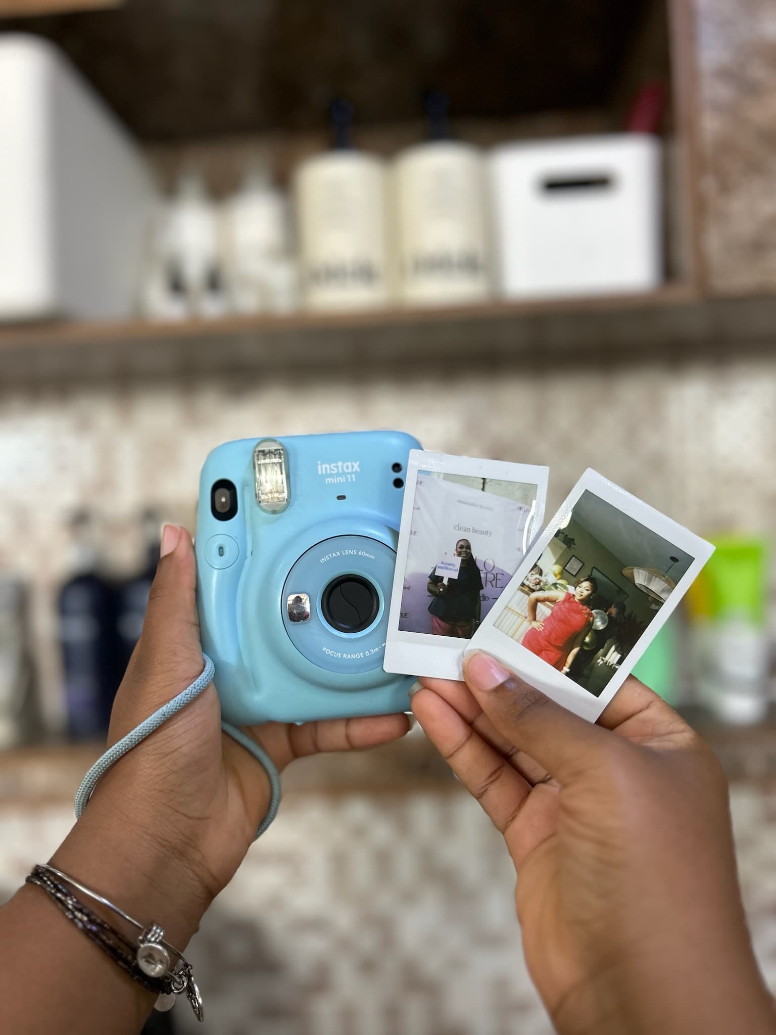 hello texture instax event camera and polaroid
